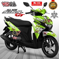Decal Soul GT 125 Full Body Stiker Mio Soul GT 125 Full Body Striping Mio Soul GT 125 Full Body Kerr