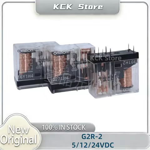 10PCS/LOT G2R-2-5VDC G2R-2-12VDC G2R-2-24VDC New Authentic Original OMRON PCB Power Relay G2R-2