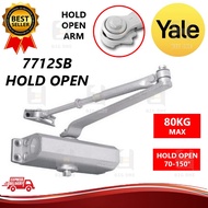 (80KG HOLD OPEN) YALE C7712SB 80KG HEAVY DUTY ADJUSTABLE HOLD OPEN DOOR CLOSER WITH AUTO STOP C-88EN