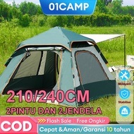 TENDA Person Camping Tent Automatic Camping Tent Capacity 4-6 Waterproof UV Portable Folding Camping