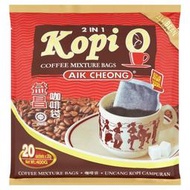 ( 20克 x 20包 ) 馬來西亞 馬六甲 老字號 Aik Cheong 益昌 咖啡烏 二合一 ☕️☕️☕️