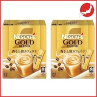 Nescafe Gold Blend Stick Coffee 22 sticks x 2 boxes [Cafe Latte