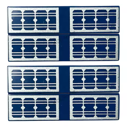 12pcs MOC Bricks Solar Panel 1x4 Printed Tile 2431pb499 Accessories Building Blocks City DIY Assembl