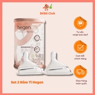 Set of 2 Hegen Medical Silicone Nipples of all sizes S M L Y-Cut Extract Flow, safe anti-choking