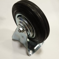 6" inch/ DISPLAY WHEELS RUBBER WHEELS TROLLEY WHEELS, DEAD type, NOT TURN /pc