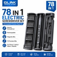 GLINK 78 in 1 Precision Electric Screwdriver Set Magnetic 72 Bits Rechargeable Repair Kit iPhone Lap