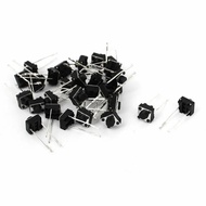 50pcs Tact switch 6*6*5 2 Pins Long Pin 6x6x5mm 4.3/5/6/7/8/9/10/11MM 12VDC 0.1A 250VAC For 1MIN