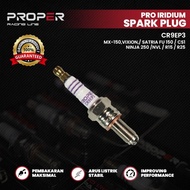 PROPER RACING LINE MX 150/VIXION/NINJA 250/NVL/R15/R25/CS1/SATRIA FU 150 PRO IRIDIUM SPARK PLUG CR9E