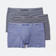 Quần boxer nam ARISTINO sịp đùi cao cấp cạp cao dệt logo liền chất polyamide mềm mịn co giãn 4 chiều