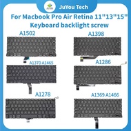 New Laptop Keyboard US English For Macbook Pro Air Retina 11”13“15“ A1278 A1286 A1370 A1465 A1369 A1