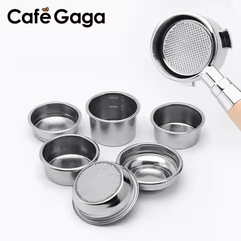 Coffee Filter Basket 51mm 54mm 58MM Stainless Steel Replacement For Bottomless Portafilter Espresso 
