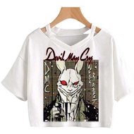 Devil May Cry Harajuku Gyaru Crop Top - Y2K Summer Style