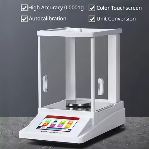 0.0001g Labs Precision Balance Automatic Calibration Weights Magnetic Electronic 0.01mg Weighing Med