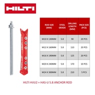 HILTI HVU2 ADHESIVE CAPSULE ANCHOR BOLT