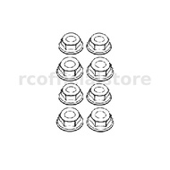 8PCS MJX 14210 1/14 RC Car Spare Parts M4 Nuts