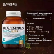 Exp:04/2028 Blackmores Gold Fish Oil Deep Sea Super Concentrated 4 Times 60 Omega 3 Soft Capsules