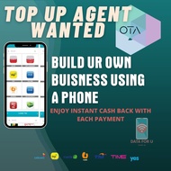 TOP UP AGENT OTA E-PAYMENT TOPUP SERVICE TO BILL,PREPAID,POSTPAID,PIN,GAME PIN ETC