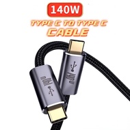 140W Type C PD3.1สายชาร์จเร็วอะแดปเตอร์ USB C เป็น USB C สายเคเบิลสำหรับ MacBo-O-K Pro/air สำหรับ I-Pad สำหรับ I-Phone Sam-Sung