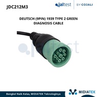 Deutsch 9pin1939 type 2 green diagnosis cable