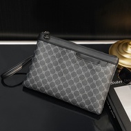 📿 2024 New Pattern Plaid Clutch Bag Korean Men's Bag Casual Fashion Envelope Bag Clutch Ipad Bag Tre