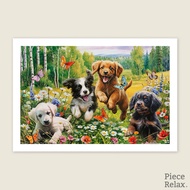 Jigsaw Puzzle Pintoo - PIECE RELAX - H3550 - Funny Puppies