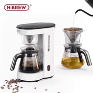 HiBREW 3 in 1 America Drip Coffee Machine Pour Over Coffee Maker Glass Teapot Hot Tea Maker 750ML H12