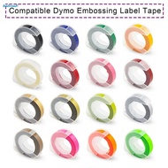 Hot Sale 3D Label Tape For Dymo Manual Labels 19 Colors 1pc 9mm*3m Black Blue