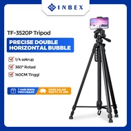 INBEX TF-3520 140cm Tripod Kamera Profesional Photography Tripod Black Stand tripotd hp stabilizer f