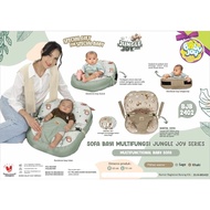  Baby Joy Baby Sofa Pillow Mattress 3 In 1 Multifunction Jungle Joy Series Bjb2402