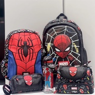 2026 New Product Smiggle Spiderman School Bag Pencil Case Set Marvel Hero Backpack Backpack Meal Bag