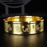 Gold Brass Ashtray Unique Aesthetic Ashtray Aesthetic Ashtray Brass Ashtray for Office Living Room T