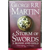 《ORIGINAL PRELOVED》George R.R Martin - A STORM OF SWORDS : Part 2 Blood and Gold (A Song of Ice and 