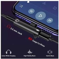 ANDEASTR PAUIAO OTG 2in1 Lightning AUX 3.5 mm Jack Female to Lightning Male - P21
