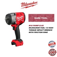 MILWAUKEE COMBO SET - M18 FHIWF12-0X - MILWAUKEE FUEL 1/2 HIGH TORQUE IMPACT WRENCH WITH FRICTION RING