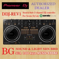 PIONEER DDJ-REV 1 / REV1  STRATCH-STYLE 2 CHANNEL DJ CONTROLLER FOR SERATO DJ LITE -  BLACK