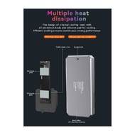 NVMe .2 SSD Mobile Drive Box 40Gbps USB 4.0 Solid-State Drive Reader RGB Light with Fan