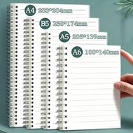 Spring Notebook A6/A5/B5/A4 Loose Leaf Refill Papers Notepads Binder Coil Refillable Notebooks