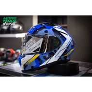 Zeus Helmet Model ZS-826RS Camo Blue Pattern