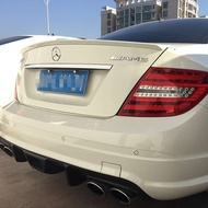 For Benz W204 Spoiler  Fiber Car Rear Wing Spoiler for Benz W204 C180 C200 C260 C280 C300 C74 Spoile