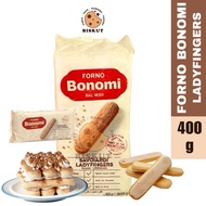 Forno Bonomi Savoiardi Ladyfingers Biscuit (Italy) 400g | Biskut Jejari Tiramisu