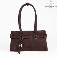 กระเป๋าสะพายcicelle แบรนด์แท้💯 %  รุ่นหนังกลับฮิตแร๊งงBy CICELLE