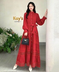 มี8สีค่ะ Maxidress ทรง oversize ชุดออกงาน ไปงาน ชุดไปวัด ทำบุญ ชุดไปทะเล ชุดงานหมั้น เพื่อนเจ้าสาว ส