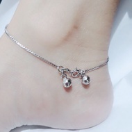 Beautiful elegant Italian silver anklet with imported layers anklet for woman