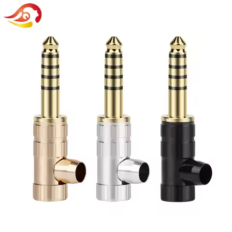 QYFANG 4.4mm Stereo 5 Poles Audio Jack Earphone Male Plug Pin Adapter For NW-WM1Z/A Player HiFi Head