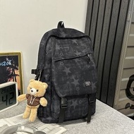 書包工裝情侶背包大容量男生高中學生女孩雙肩包