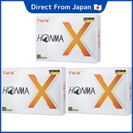 HONMA Golf TW-X Balls 3 Dozen Set (36 balls) Yellow