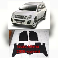 №Isuzu Alterra 2006-2019 nomad rubber car mat 1st 2nd rows with piping Alterra custom nomad coil mat