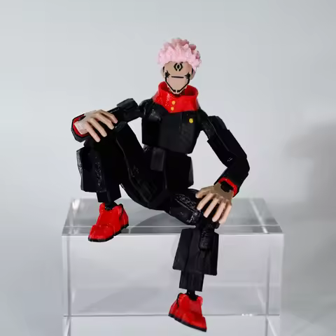 3D Printed Jujutsu Kaisen Ryomen Sukuna Anime Multi-Jointed Shapeshift Toys Action Figures Mannequin