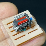 Deformation Toy Accessories Package New Dayu Car Model 1: 64 Engine Mitsubishi 4G63 Car Model Modifi