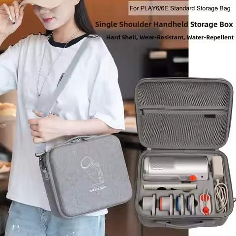 For XGIMI PLAY6 Projector Storage Bag With Shoulder Strap Water-Repellent Large Capacity Projector P